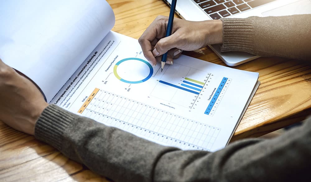 CPA audits the sales of goods to file for annual tax purposes