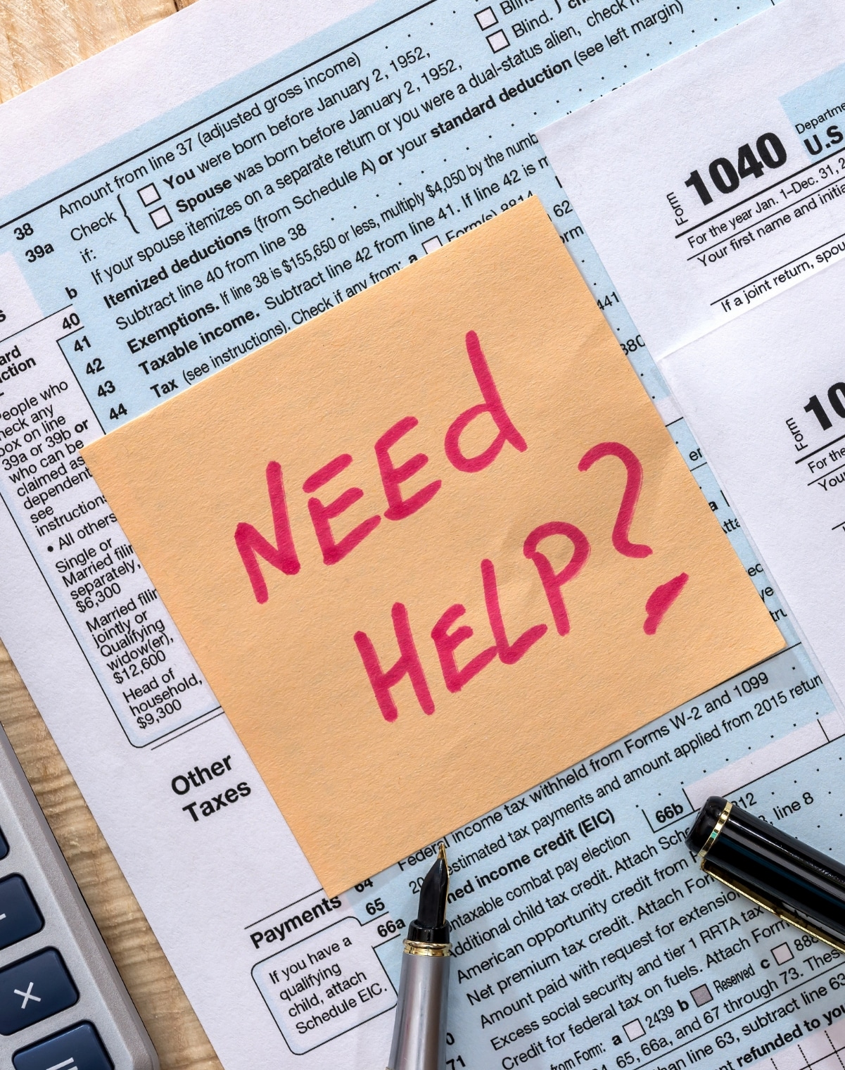 1040 tax return - Need help?
